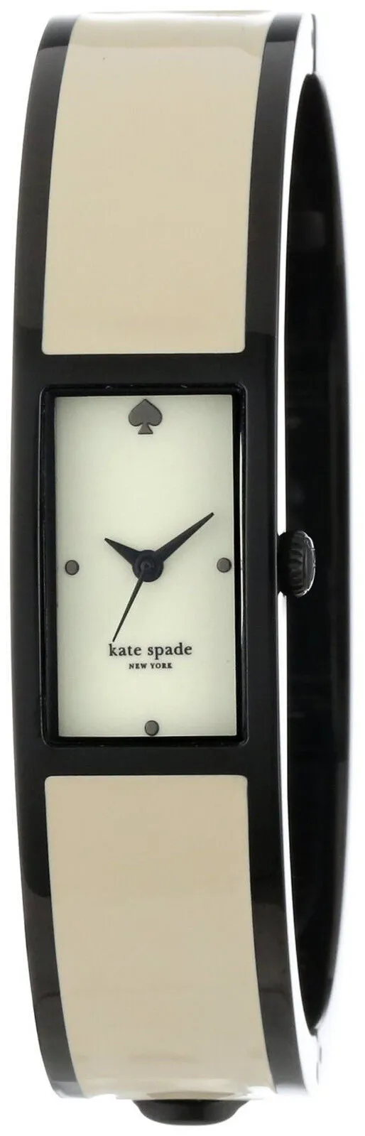 Kate Spade 1YRU0205 New York White Dial Cream Stainless Steel Women's Watch