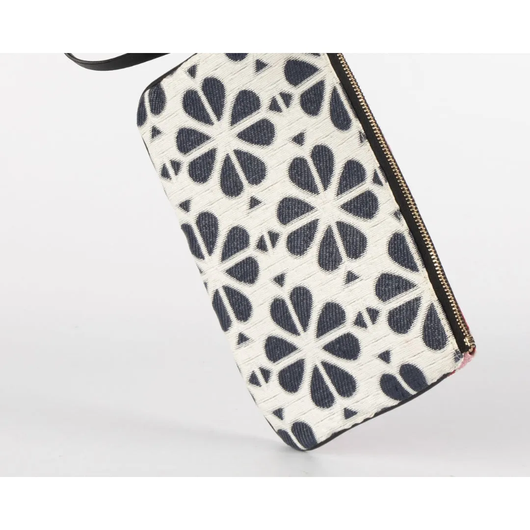 Kate Spade Jacquard Flower Raffia Tote Bag