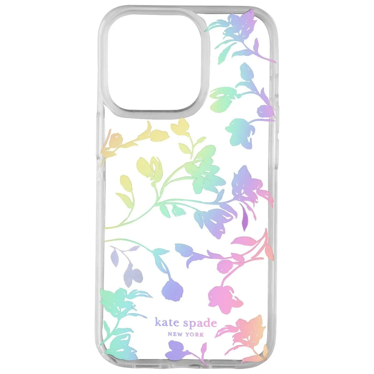 Kate Spade New York Hardshell Case for iPhone 13 Pro - Clear / Iridescent Floral