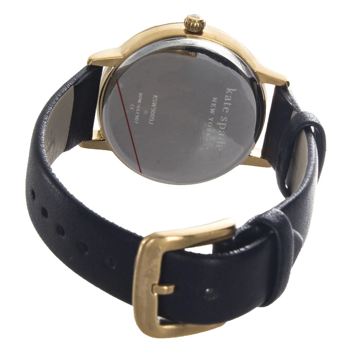 Kate Spade New York Metro Monogram J Leather Strap Women's Watch KSW9009J