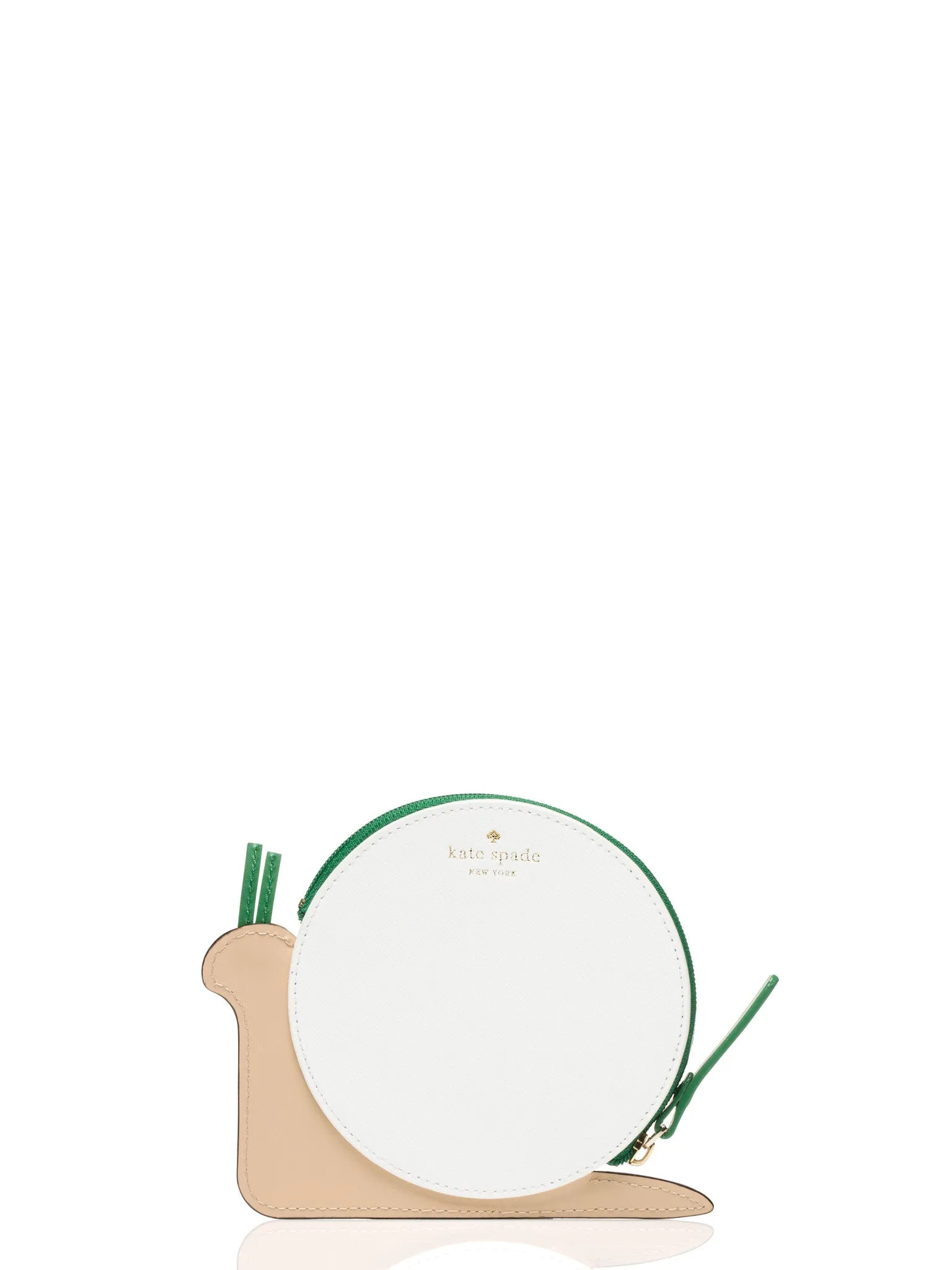 Kate Spade turn over a new leaf snail coin purse