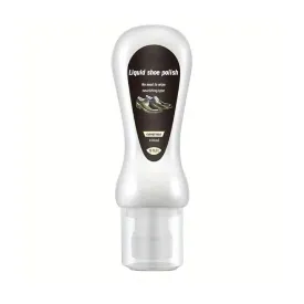 Leather Shoe Polish With Sponge Applicator - Restore Color & Shine, Gentle Decontamination