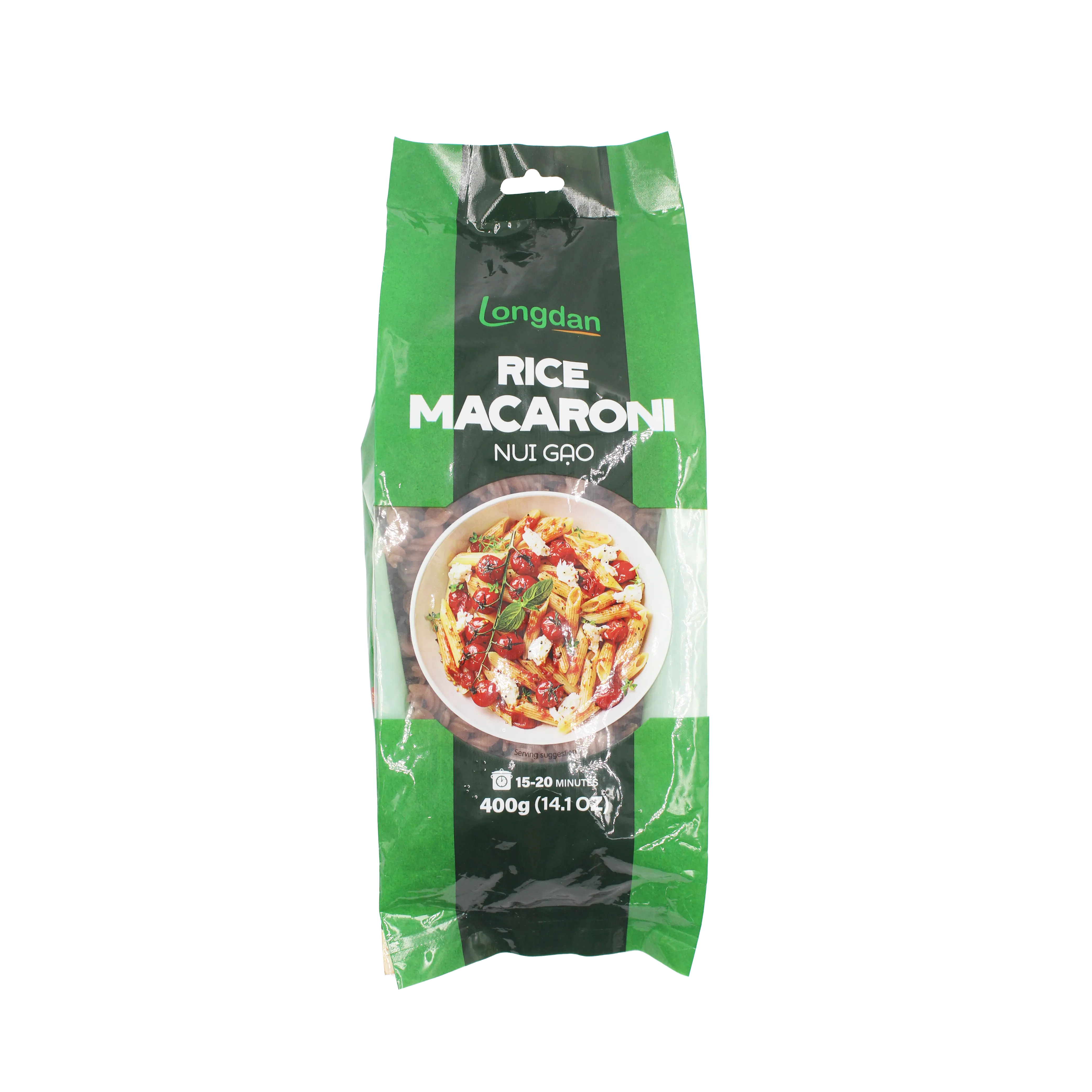 Longdan Rice Macaroni Brown Rice 400g