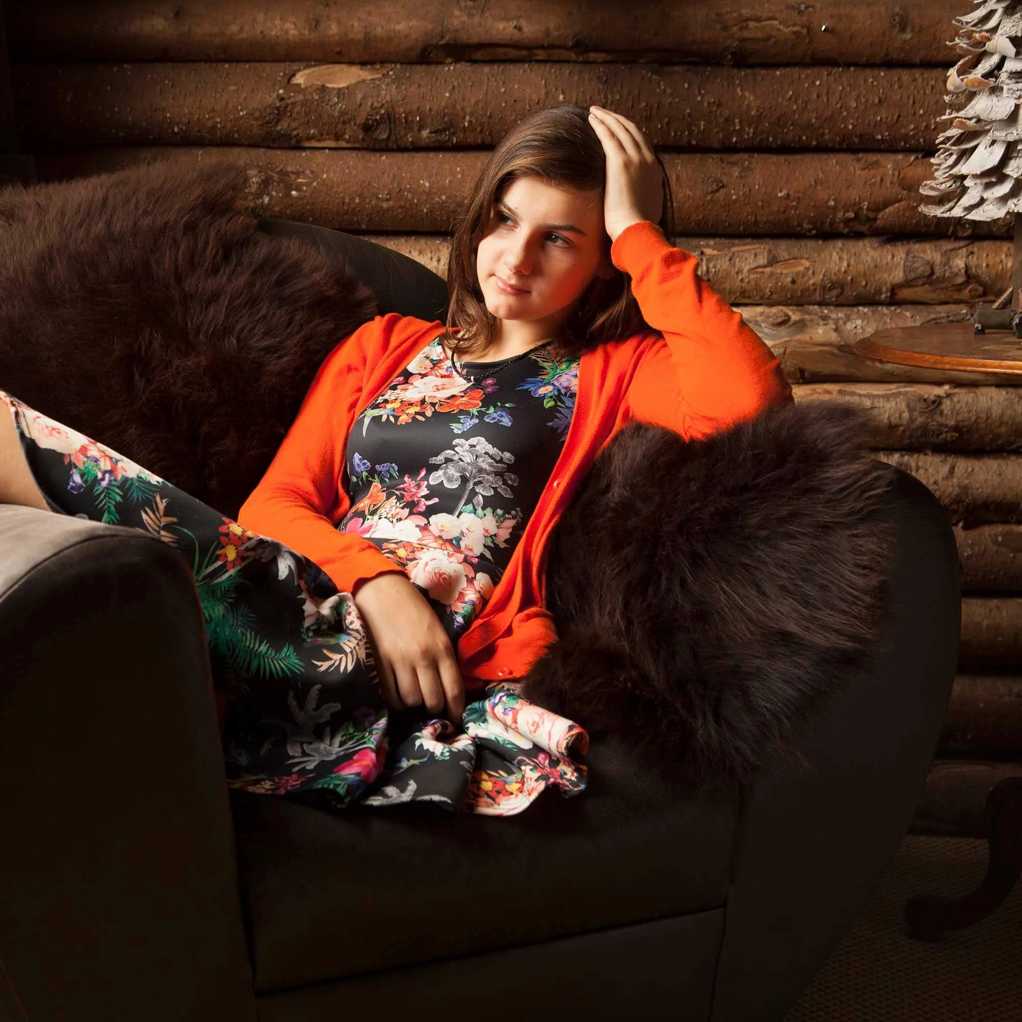 Natural Chocolate Sheepskin