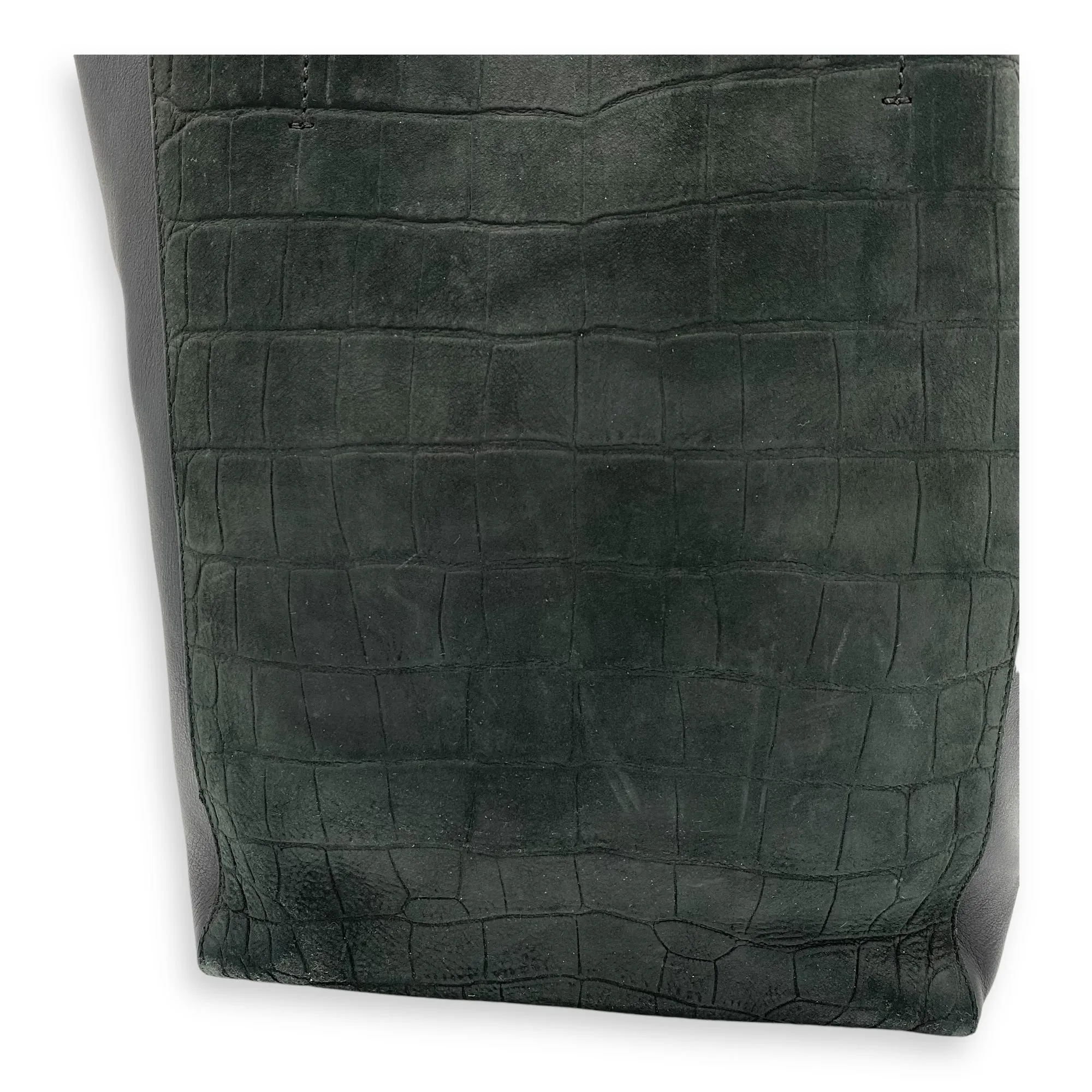 Phantom Cabas Small Tote bag in Suede leather, Gold Hardware