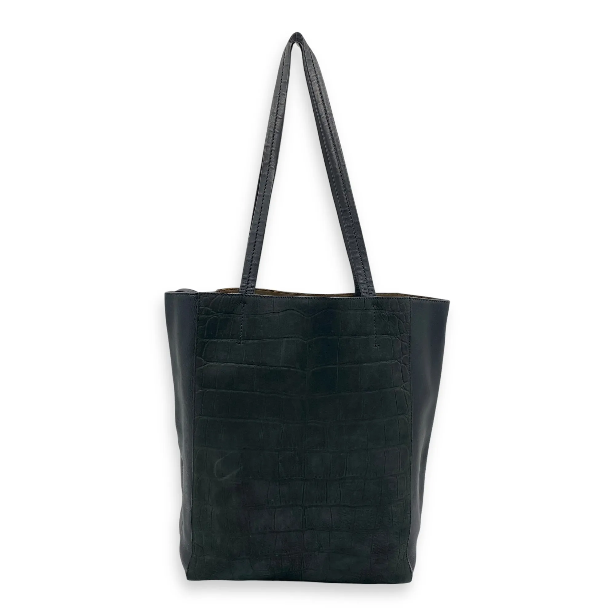 Phantom Cabas Small Tote bag in Suede leather, Gold Hardware