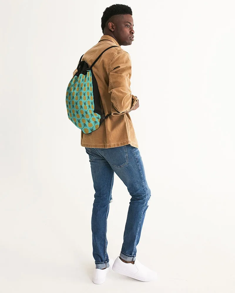 Pineapple Canvas Drawstring Bag