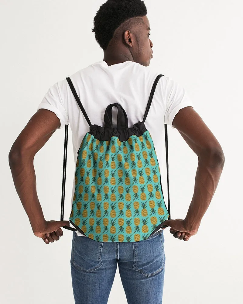 Pineapple Canvas Drawstring Bag