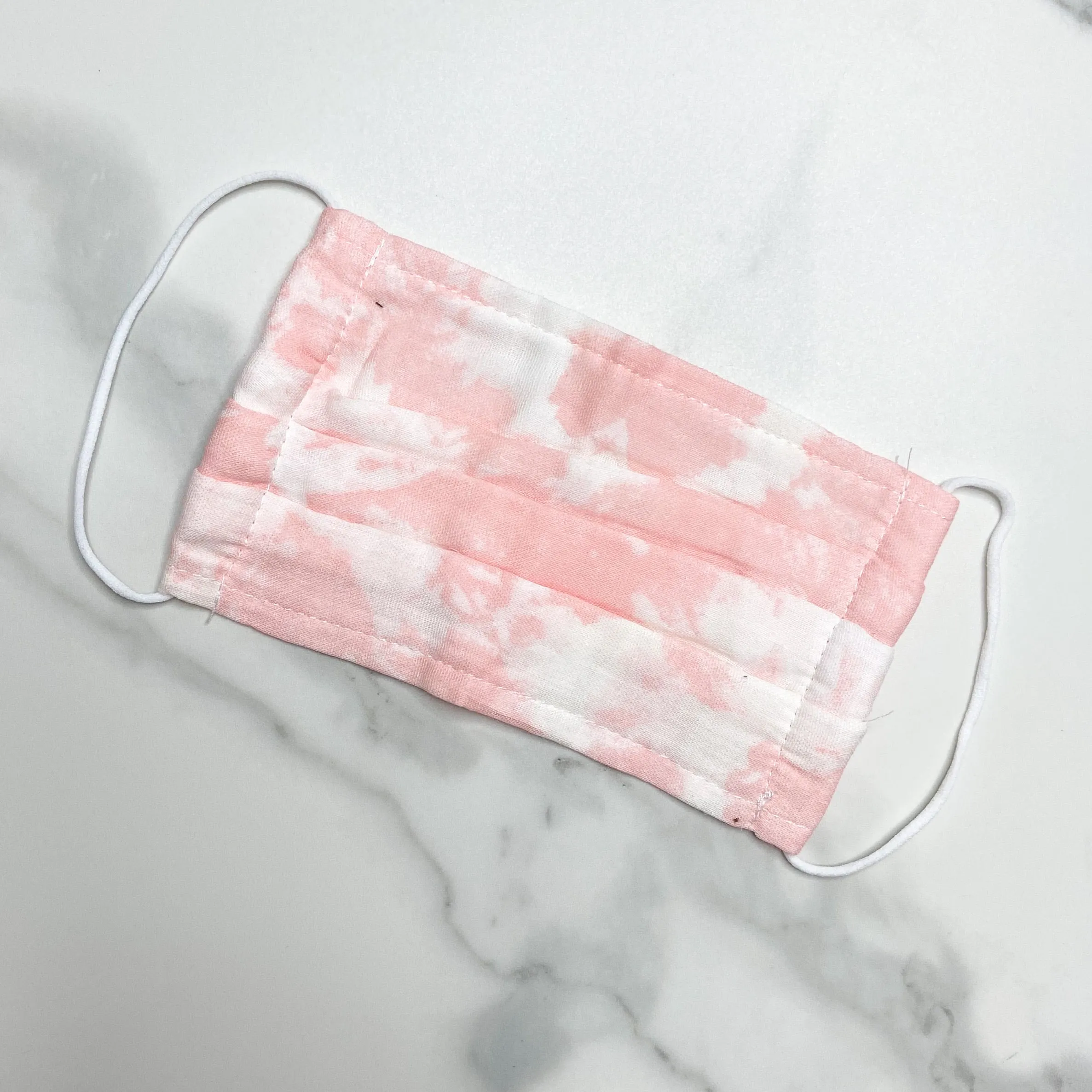Pink Watercolor Face Mask