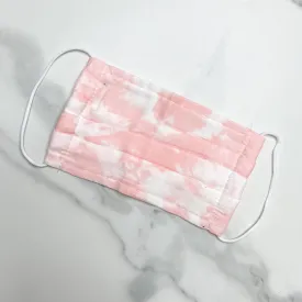 Pink Watercolor Face Mask