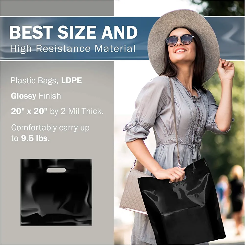Plastic Boutique Bags 350 100x700mm 75microns 100pack