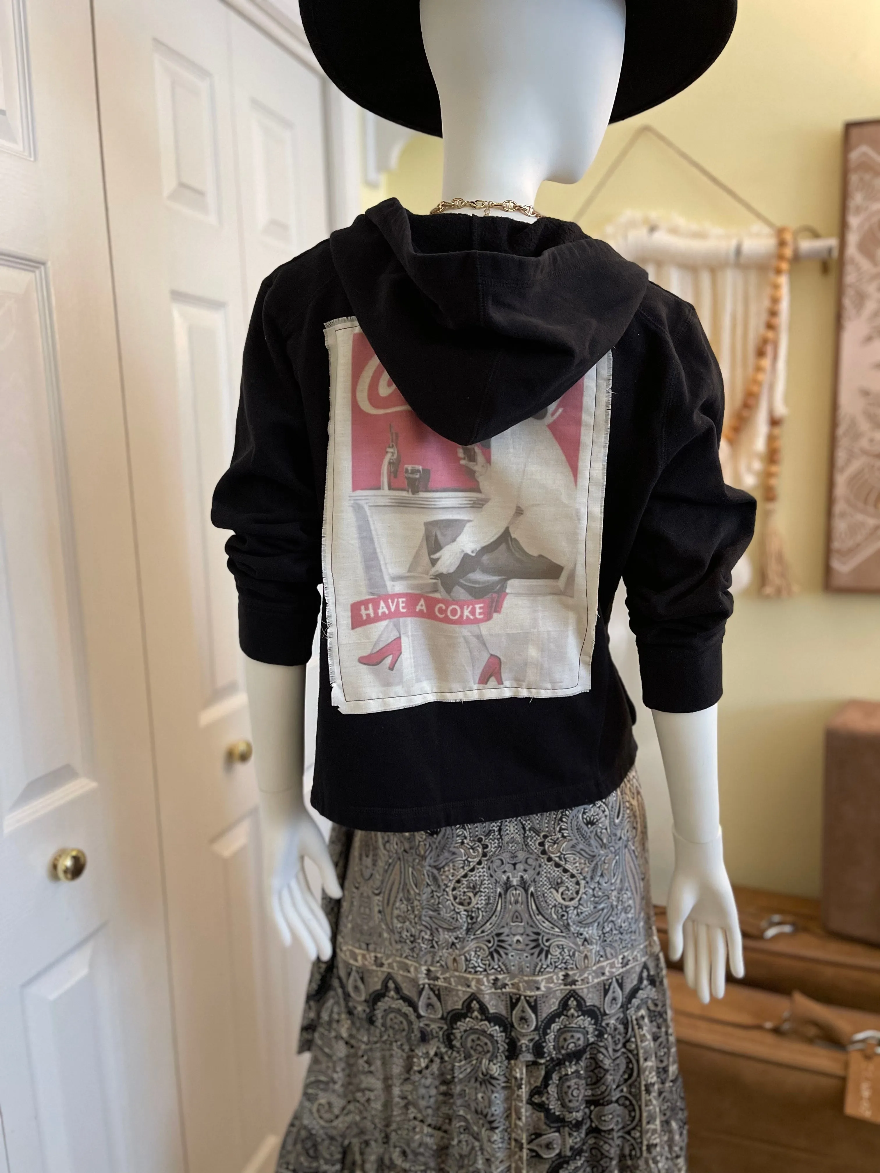 Refreshing Recycle Zip Sweatshirt