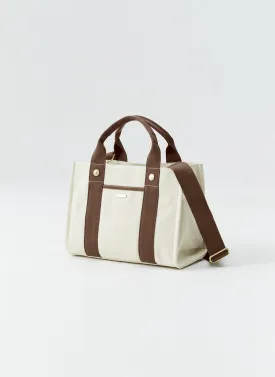 Rhodes Beige Brown Tote
