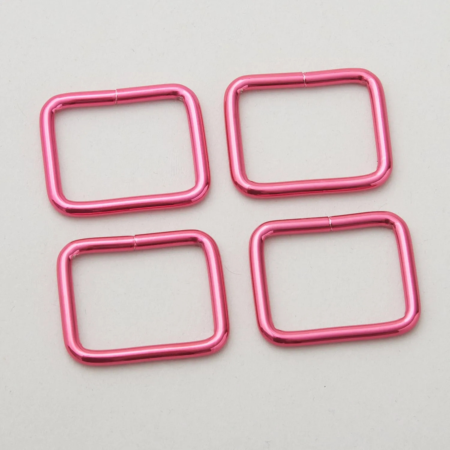 Sallie Tomato Tula Pink 1" Rectangle Rings - Set of Four Pink