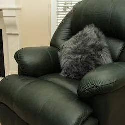 Sheepskin Pillow/Cushion Cover 35cm