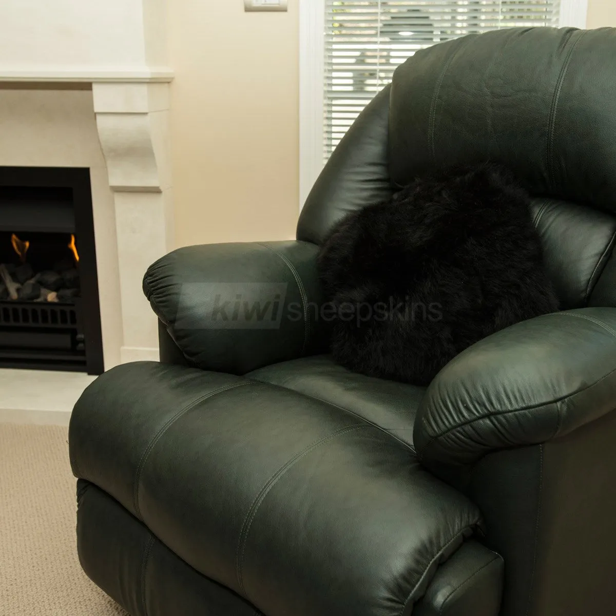 Sheepskin Pillow/Cushion Cover 35cm