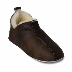 Shepherd Sheepskin Bootee Slipper - Style: Henrik 6201 - Oiled Antique