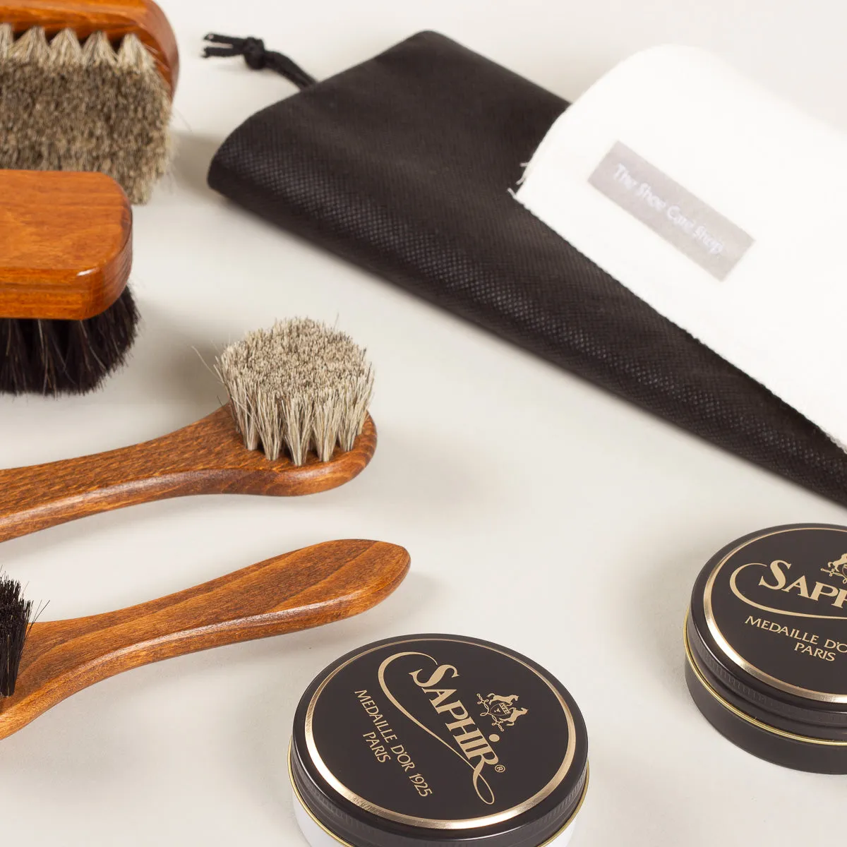 Shoe care set - shoe wax