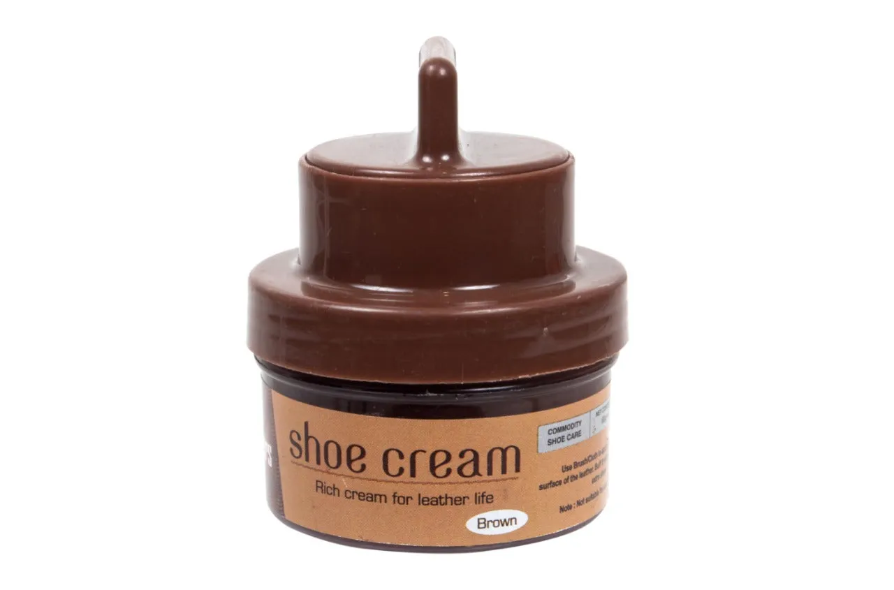 SHOE POLISH CREAM (BROWN) 41508
