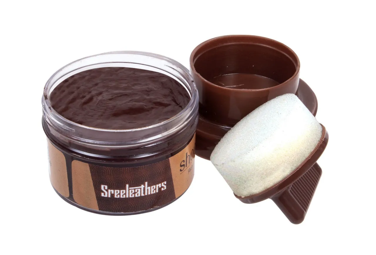 SHOE POLISH CREAM (BROWN) 41508