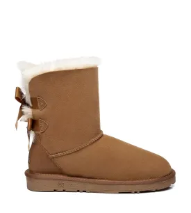 Short Back Bow Women's UGG Boots - EA3044 - EVERAU