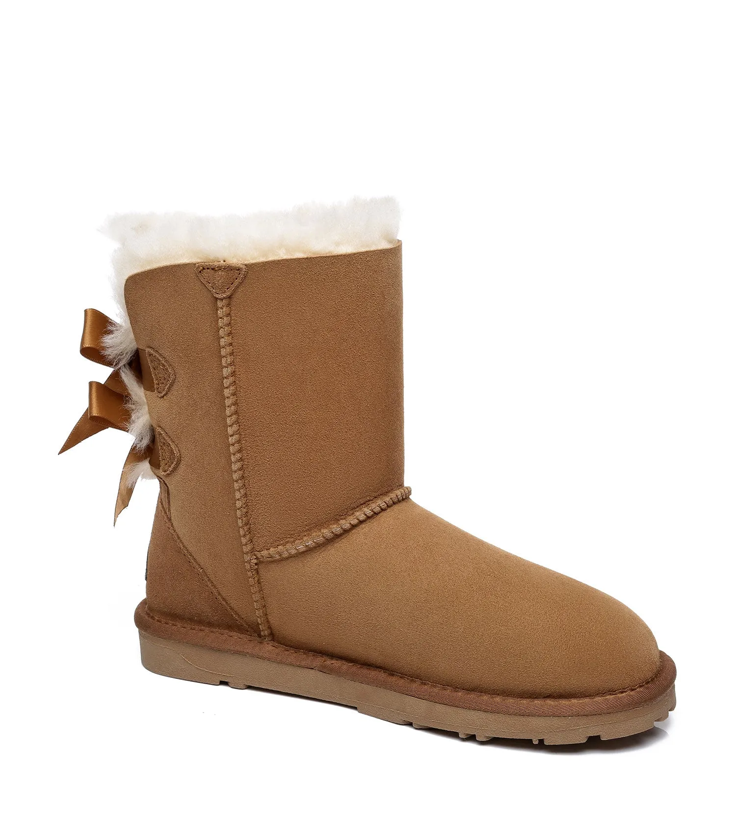 Short Back Bow Women's UGG Boots - EA3044 - EVERAU