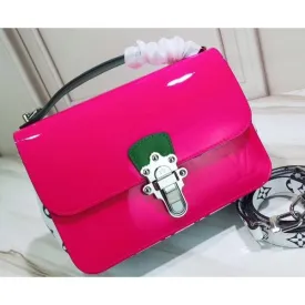 Smooth Vernis Patent Leather Cherrywood Bb Bag Fuchsia 2019