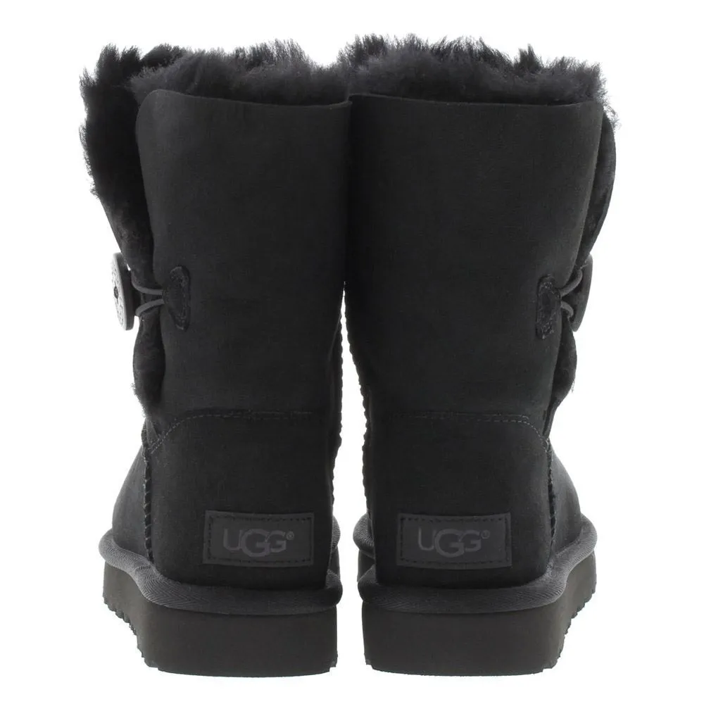 Ugg Short Bailey Button II Suede Sheepskin Women's Winter Boots