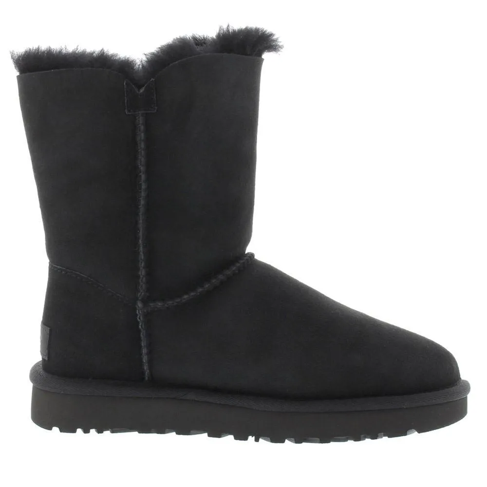 Ugg Short Bailey Button II Suede Sheepskin Women's Winter Boots