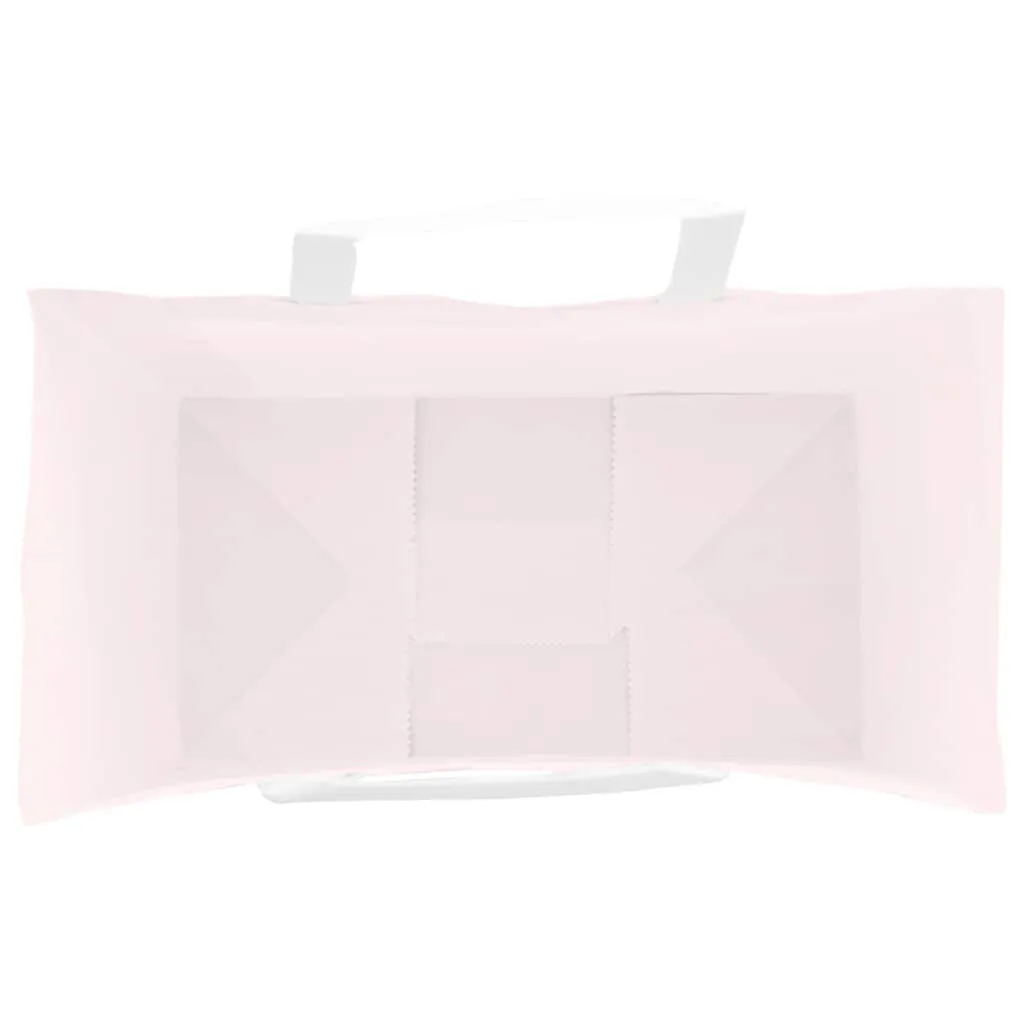 vidaXL Paper Bags 250 pcs with Handles Pink 15x8x21 cm