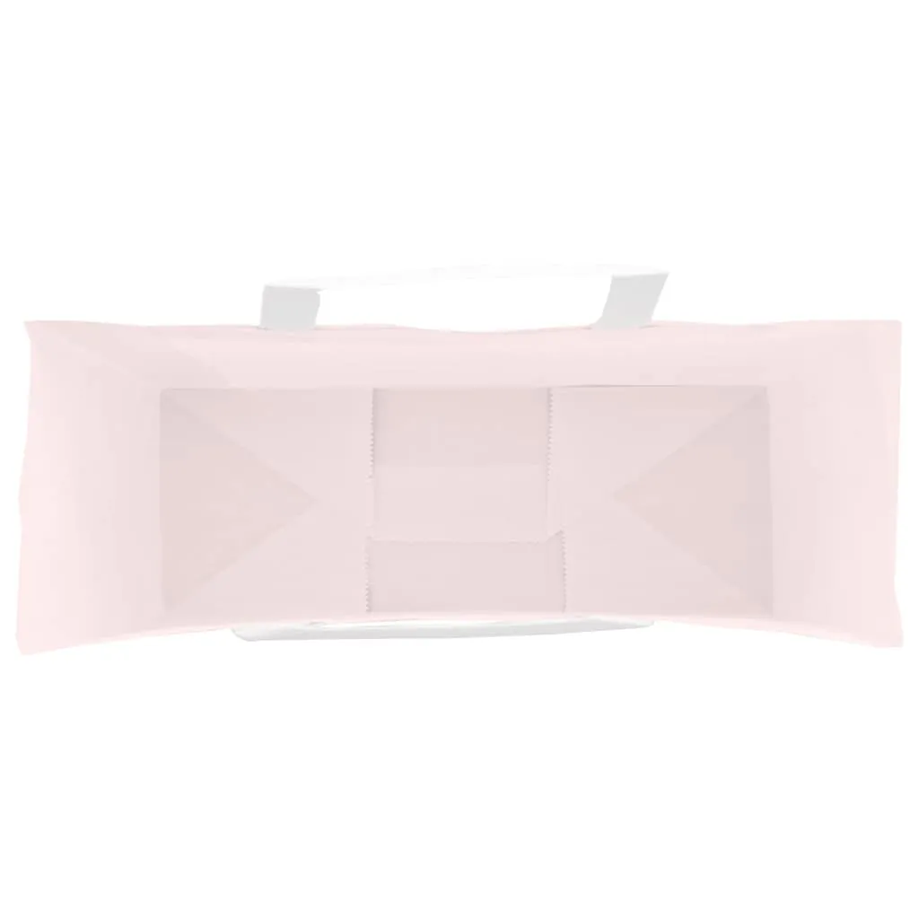 vidaXL Paper Bags 250 pcs with Handles Pink 32x12x42 cm