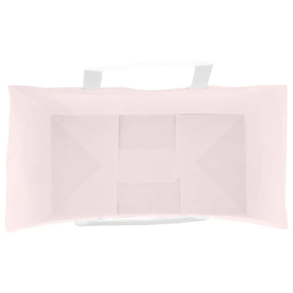 vidaXL Paper Bags 250 pcs with Handles Pink 32x17x44 cm